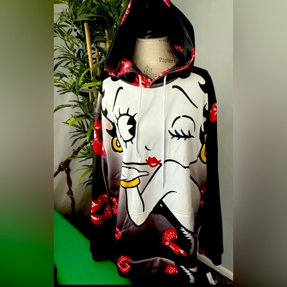 Betty Boop Hoodie size 2xl women sweatshirt NEW other sizes available new - Picture 1 of 3